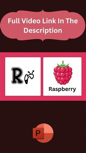 Learn A to Z Fruit Names with Animated Graphics in PowerPoint – Fun Alphabet Tutorial! (part 4)