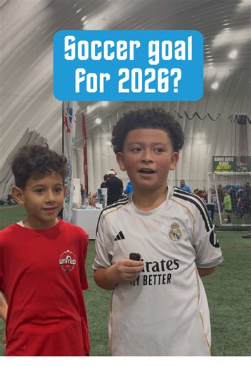 Our players are setting their 2026 soccer goals ⚽️ What’s your soccer goal for the new year? 👇 #2026 #newyear #soccer #fyp