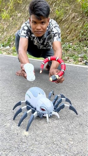 Rc Remote Control Snake Vs Rc Spider Unboxing🔥#shorts