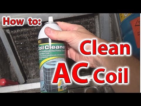 How to clean AC coils with WEB Coil Cleaner