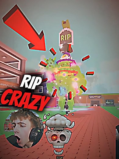 63K views · 405 reactions | RIP CRAZY  #robloxfyp #robloxshorts #robloxmoments #robloxedit #stealabrainrot #roblox #reaction | Aura 2.0 | Facebook