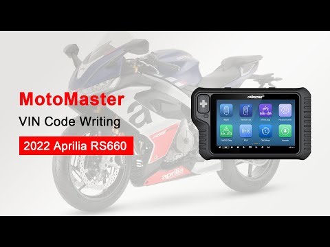 Programming VIN on 2022 Aprilia RS660 with OBDSTAR MotoMaster- OBDSTARsale.com