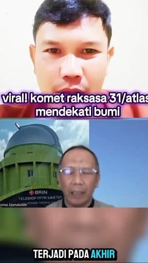 Heboh! mengguncangkan dunia! Komet 3i/atlas besarnya 3xlipat bumi mendekati bumi membuat semua orang hawatir | Muhammad Nur Amin
