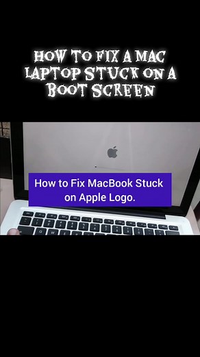 Fixing a Mac Laptop Stuck on Boot Screen