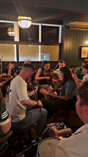Congratulations to @tuaisceartlochgarmancce Senior Ceili Band on Winning the Leinster Senior Ceili band Championship 2025 at the Leinster Fleadh .. a special Congratulations to a barman of ours Thomas ‘bolo’ .. A great night of trad celebrations in our lounge! #tradsession #fleadh #irish #fleadhcheoilnaheireann #fleadhcheoilwexford | Brownes