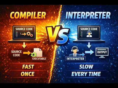 Compiler vs Interpreter | Kaun Fast Hai? 🔥