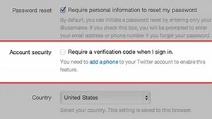 Twitter steps up security with two-factor authentication option