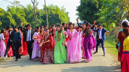daju ko bhoj ma dance gareko