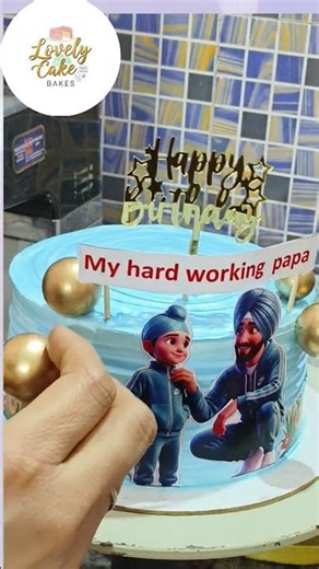 #chocolatecake #cake #birthday #papa#bapu #decoration