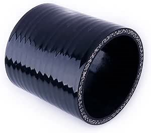 2 1/2 inch Silicone Straight Hose Pipe Coupler,ID 2.5″(64mm),Length 3"(76mm),Wall Thickness 4-Ply (5.4mm) Turbo Hoses