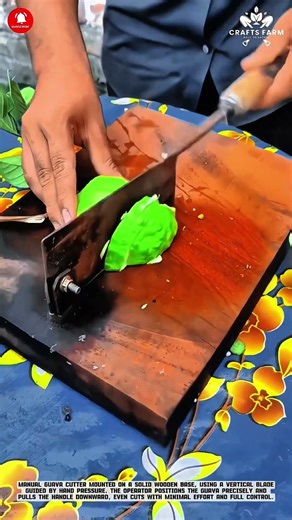 Manual Guava Cutter: Clean and Controlled Fruit Slicing Technique