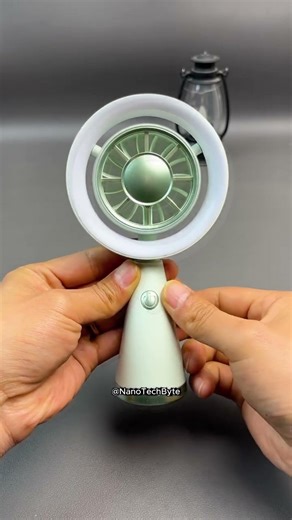 Pocket fan, powerful chill 🌬️ #NanoTechByte #MiniFan