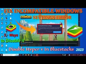 Hyper-V Error problem in Bluestacks 5 | BlueStacks is Unable to Use When Hyper V Enable Fix | 2026