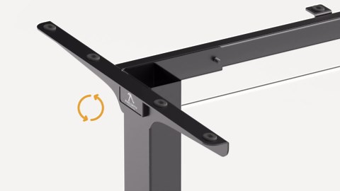 40x24 Inches Whole Piece Electric Standing Desk, Seamless One Piece Height Adjustable Sit to Stand up Desk for Home Office, Ergonomic Computer Workstation, Rustic Brown