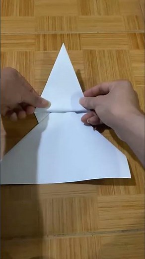 How to fold an Origami SU Paper Airplane Flying Over the City #shorts