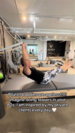 I want to be like Susan when I grow up 🥲 #pilates #pilatesinstructor #pilatestower #alignpilatesmiami