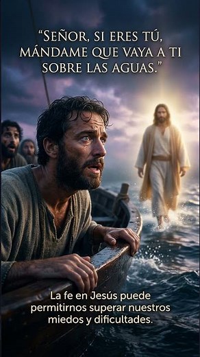 Mateo 14:28-31 — [Pedro camina sobre las aguas] | Relatos de Fe
