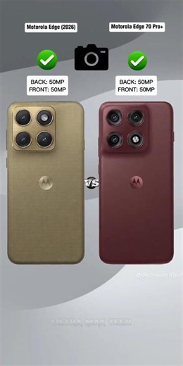 Motorola Edge (2026) vs Motorola Edge 70 Pro+