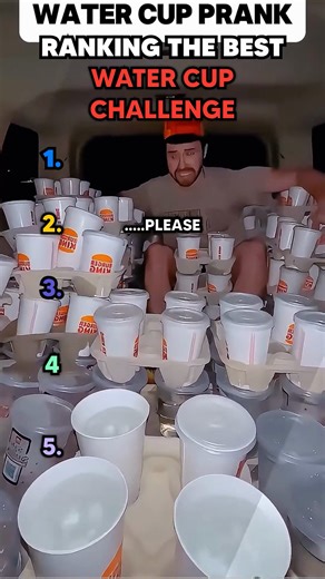 Ranking the best “water cup challenge” moments