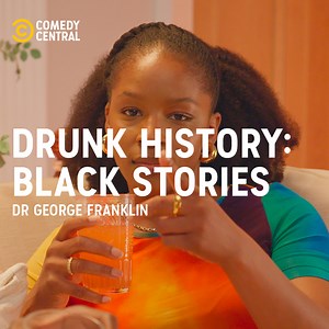 Driving from the tee and fixing teeth, Dr. George Franklin took precision to new heights ⛳️🦷 Watch Drunk History: Black Stories to learn a thing or two about historical Black figures. But be careful, drink responsibly. | Comedy Central UK