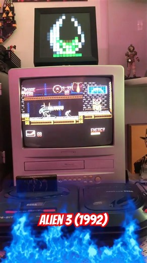 Alien 3 (1992) short Sega Megadrive retrogaming gameplay #gaming #shorts #sega #alien #genesis