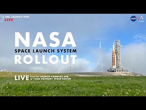 REPLAY! NASA'S SLS Rocket on Pad 39B for the First Time