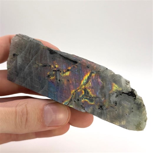 Labradorite Slab, Polished Natural Labradorite Healing Crystal Specimen, 100g - Etsy