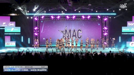 Mac's Allstar Cheer - Shadow [2026 L4.2 Senior - Medium Day 1] 2026 CHEERSPORT National All Star Cheerleading Championship