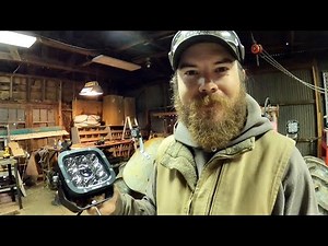 Installing Auxbeam Lights on an 8n Ford Tractor