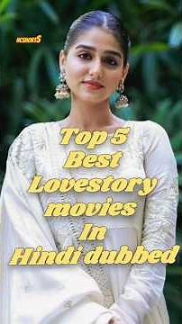 Top 5 best love story movies in hindi dubbed #2026 #love #south #movie #tseries