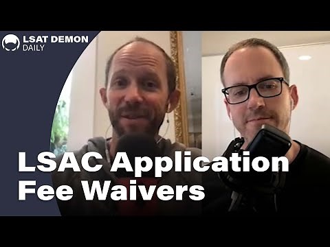 LSAC Application Fee Waivers | LSAT Demon Daily, Ep. 61