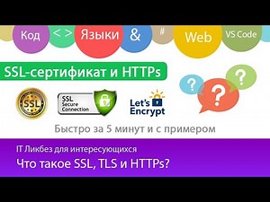 Что такое SSL, TLS и HTTPs?