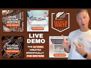 QuickWrite AI writing tool - LIVE DEMO