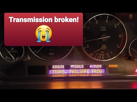 Transmission error! | Trans Failsafe Prog | 2001 BMW 740i E38