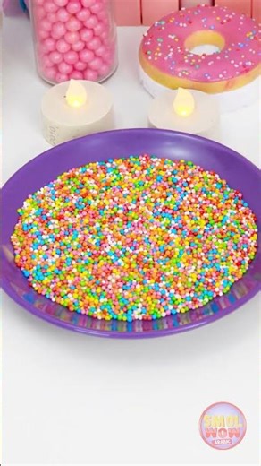 جلام أم هجوم الوجبات الخفيفة؟ 🤔💋🍭 #إيه_إس_إم_آر #مكياج #طعام