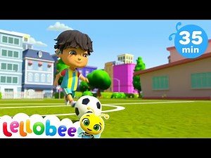 Soccer Song - Working as a Team | Kids Learning Videos | Nursery Rhymes | ABCs And 123s