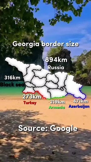 Understanding Georgia's Geographic Size in Kilometers