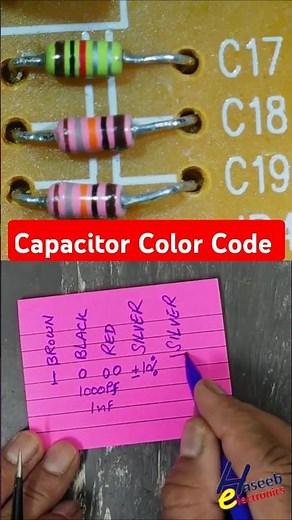 MLCC Capacitor Color Bands Decoded | Easy Value Finder! #shorts