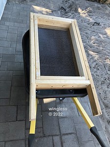 wingless' Custom Dirt Sifting Screen