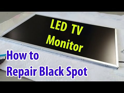 How to Repair Black Spot in LED TV Monitor✅ Remove Dead Bugs Inside Your Computer Monitor | Som Tips