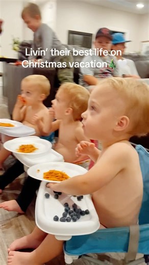 1.4K views · 731 reactions | The triplets sure loved our family Christmas trip!#christmasvacation #lifewithtriplets | Life with Triplets. | Facebook