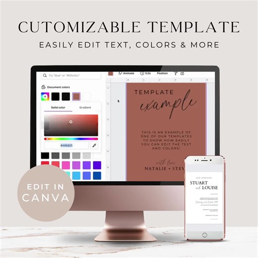 Modern Menu Card Template, Simple Minimalist Three Course Dinner Menu, Elegant Customizable Menu for Wedding Reception or Rehearsal Dinner - Etsy