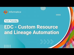 EDC - Custom Resource and Lineage Automation