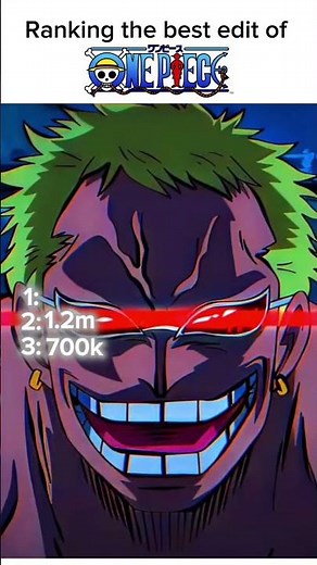 The BEST one piece Edits Ranked! 🔥 #onepiece #onepieceedit