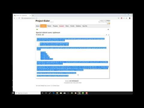 Project Euler Problem 103 Special subset sums