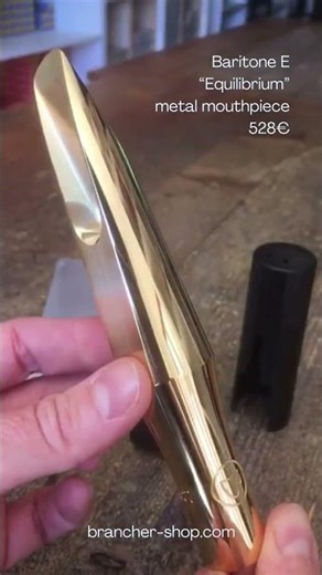 Brancher Baritone E "Equilibrium" metal Gold plated Mouthpiece for Saxophone
