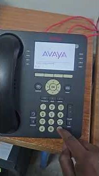 Avaya phone reset Clare password data #avaya #techsupport techsu