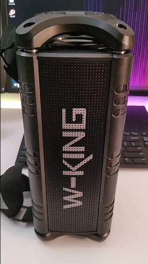W-King D8 Bluetooth speaker Bass test.