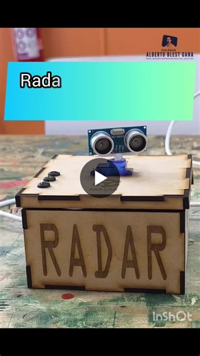Radar arduino Colegio Alberto Blest Gana  Otro producto del Día de Arduino es el radar con sensor de distanvia basafo ultrasonido que construyeron alumnos de 2do y 3ro Medio, como un ejercicio que… | Ricardo Román Toro