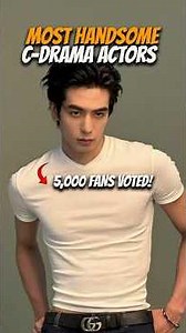 The 4 Most Handsome C-Drama Actors?! 😳 #1 Shocked Fans #zhanglinghe #yangyang #chinesedrama